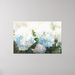 *~* TV2 Blue Pink Hydrangea Canvas Print Leinwanddruck