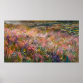 *~* TV2 Ethereal Wilde Blume Teich Lily Pads 16:9 Poster (Vorne)