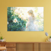 *~* TV2 Fantasy Girl Art Stretched Canvas Print Leinwanddruck (Insitu (Wohnzimmer))