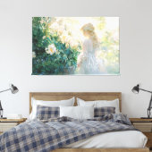 *~* TV2 Fantasy Girl Art Stretched Canvas Print Leinwanddruck (Insitu (Schlafzimmer))