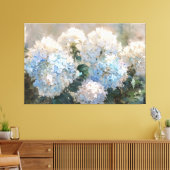 *~* TV2 Pink Blue Hydrangea Canvas Print Leinwanddruck (Insitu (Wohnzimmer))