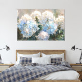 *~* TV2 Pink Blue Hydrangea Canvas Print Leinwanddruck (Insitu (Schlafzimmer))
