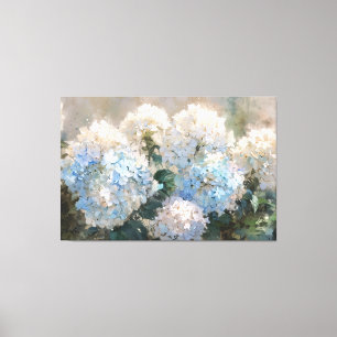 *~* TV2 Pink Blue Hydrangea Canvas Print Leinwanddruck