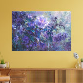 *~* TV2. Rose von Sharon Stretched Canvas Print Leinwanddruck (Insitu (Wohnzimmer))