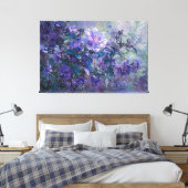 *~* TV2. Rose von Sharon Stretched Canvas Print Leinwanddruck (Insitu (Schlafzimmer))