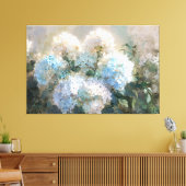 *~* TV2 Soft Blue Hydrangea Canvas Print Leinwanddruck (Insitu (Wohnzimmer))