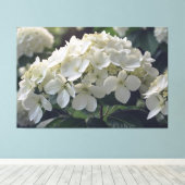 *~* TV2 Soft Hydrangea Stretched Canvas Print Leinwanddruck (Insitu (Holzboden))