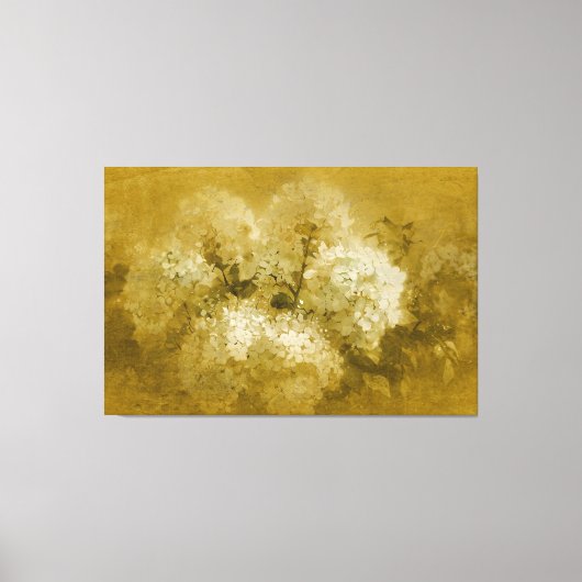 *~* TV2 Vintag Art Hydrangea Canvas Print Leinwanddruck (Vorderseite)