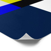 TV bar color test Poster (Ecke)