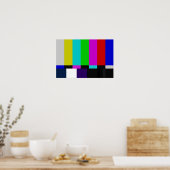TV bar color test Poster (Küche)