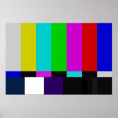 TV bar color test Poster (Vorne)