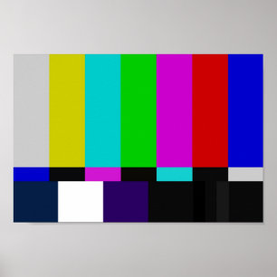 TV bar color test Poster