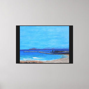 TV-Bildschirm Dana Point Hafenmalerei / Print Leinwanddruck