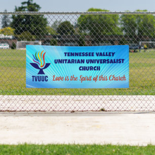 TV Chalice-Logo, Blue Background Banner