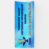 TV Chalice-Logo, Blue Background Banner (Vertikal)
