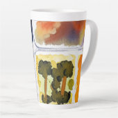 TV Dinner Latte Tasse (Rechte Ecke)