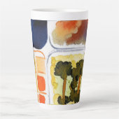 TV Dinner Latte Tasse (Vorderseite)