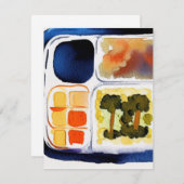 TV Dinner Mitteilungskarte (Vorne/Hinten)