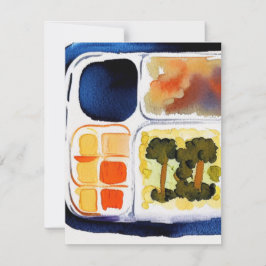 TV Dinner Mitteilungskarte