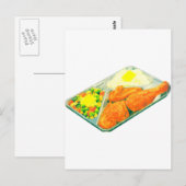 TV Dinner Postkarte (Vorne/Hinten)