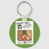 TV Dinner Retro Schlüsselanhänger (Vorderseite)