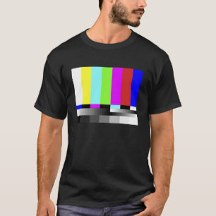 TV-Farbtestbild Nachrichtensprecher Journalist Nac T-Shirt