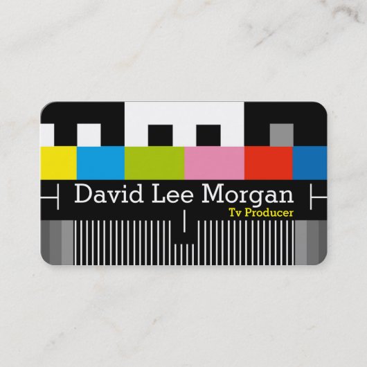 Tv Film Video Producer Visitenkarte (Vorderseite)