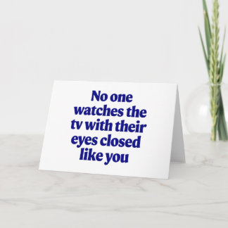 TV Joke Vatertag Vater Joke Husband Geschenk Einladung