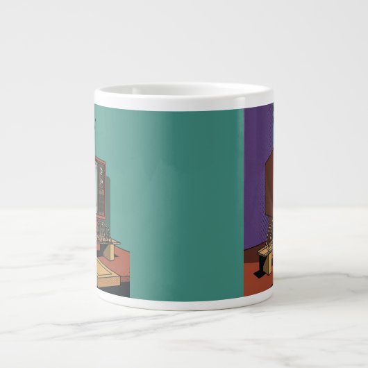 TV Jumbo-Tasse (Vorderseite)