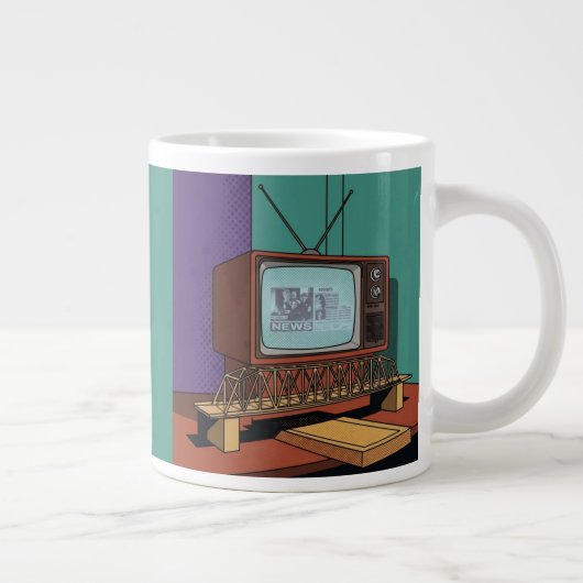 TV Jumbo-Tasse (Rechts)