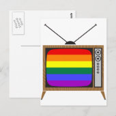 TV LGBT POSTKARTE (Vorne/Hinten)