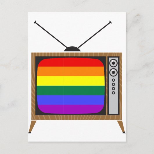 TV LGBT POSTKARTE (Vorderseite)