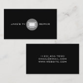 TV, Monitor Reparatur-Visitenkarte Visitenkarte (Vorne/Hinten)