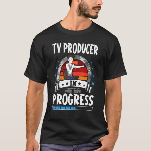 Tv Producer In Progress Trainee Student T-Shirt (Vorderseite)