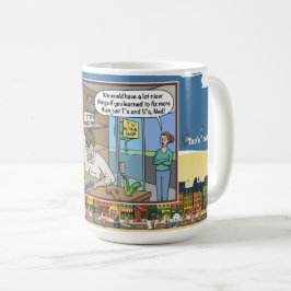 TV-Reparateur | Absurd Wortwitz Humor Klassiker Kaffeetasse