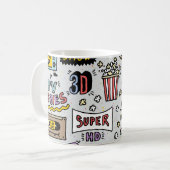 TV Serie Doodles: Funny Vintages Set. Kaffeetasse (Vorderseite Links)