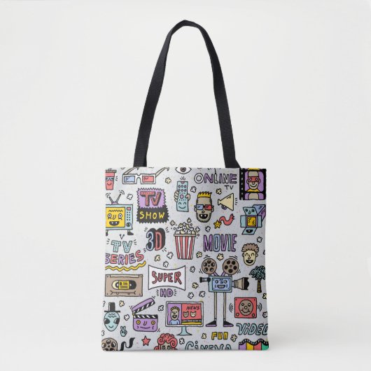 TV Serie Doodles: Funny Vintages Set. Tasche (Vorderseite)