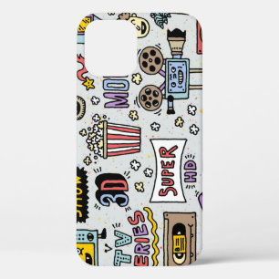 TV-Serien-Kritzeleien: Lustige Vintage-Set. Case-Mate iPhone Hülle
