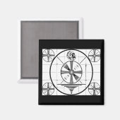 TV Sign Off Magnet (Vorderseite/Rückseite)