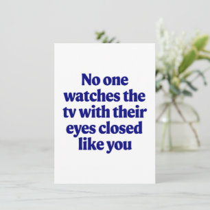 TV-Witz Vatertag  Dad-Witz Ehemann Geschenk Karte