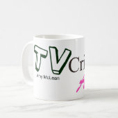 TVCriticAmy Logo-Tasse Kaffeetasse (Vorderseite Links)