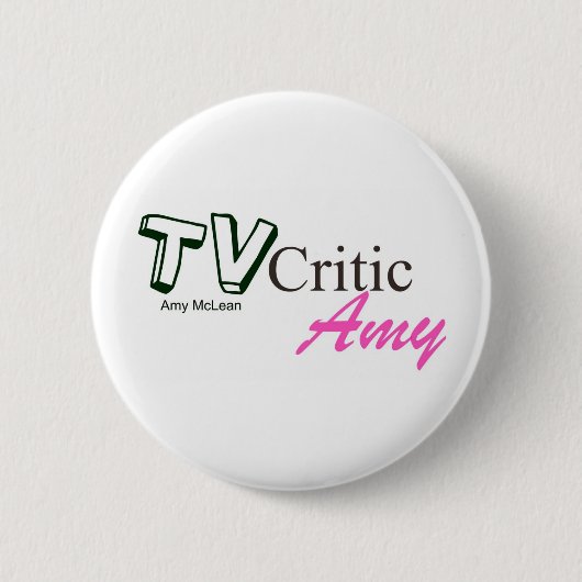 TVCriticAmy Logostandardknopf-Abzeichen Button (Vorderseite)