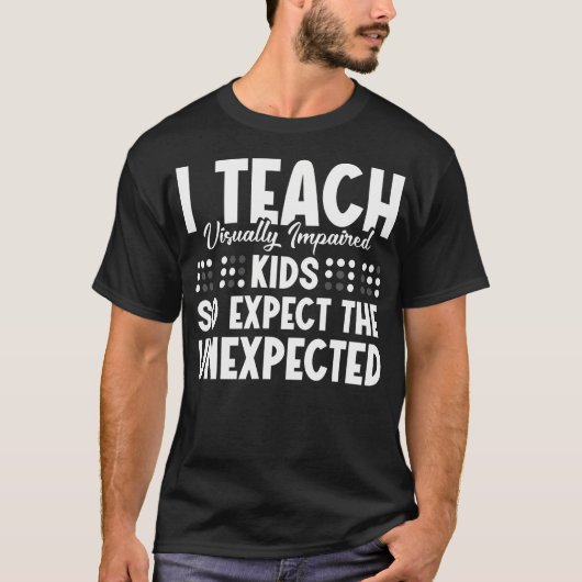Tvi Teacher Appreciation Magical Visually Impaired T-Shirt (Vorderseite)
