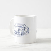 TVR Cerbera 1993 Kaffeetasse (Vorderseite Links)