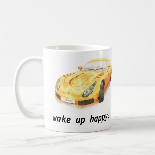 TVR Sagaris wachen klassische Auto-Tasse, Kaffeetasse (Links)