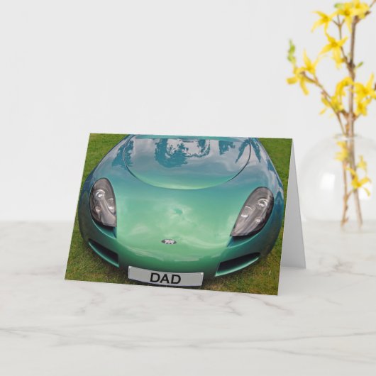 TVR-Sportautokarte der Vatertag Karte (Gelbe Blume)