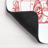 TVR V8S 1994 MOUSEPAD (Ecke)