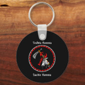 Tvshka Homma - Red Warrior Schlüsselanhänger (Vorderseite)