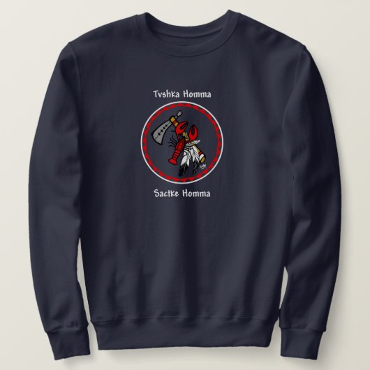 Tvshka Homma - Red Warrior Sweatshirt (Design vorne)