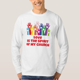 TVUC Herz/Hände LIEBE ist der Geist T-Shirt